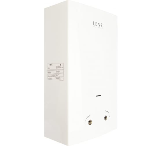 Колонка  LENZ TECHNIC 10 литров белая