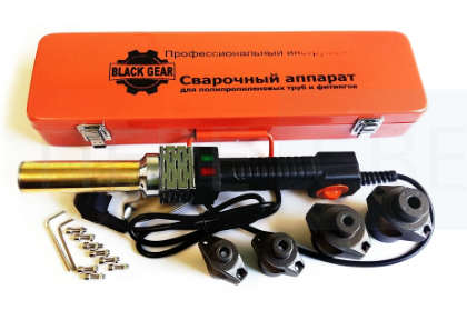 Сварочный комплект в мет. короб.(круглый) 20-32 1100Вт Black Gear 99502