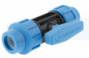 Кран шаровой  20х20 ПЭ Джилекс