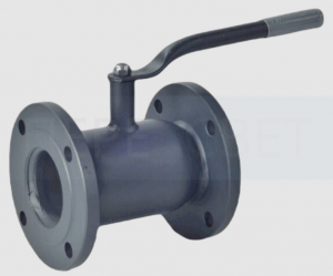 Кран шаровой стальной 11с67п Ду125 Ру16 фл