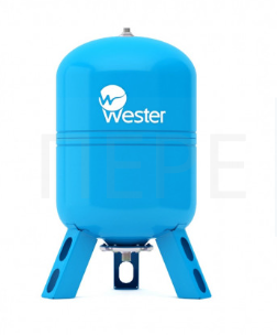 Мем. бак д/водоснабжения Wester вертикальный 150 (Синий)