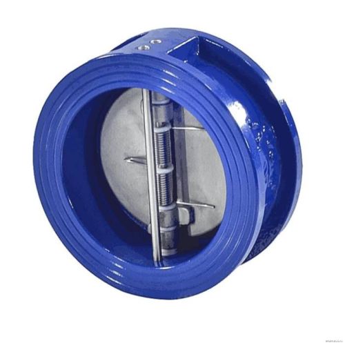 Клапан обратный чугун Ду 40 Ру16 межфл 2/створчатый