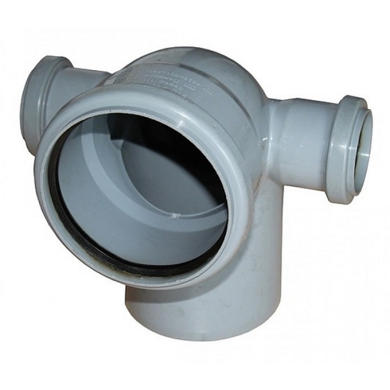 Колено с 2-мя отводами 110х50 х50 90*