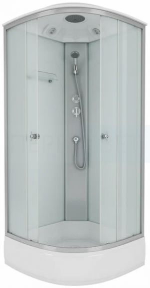 Душевая кабина NG-3304-14 90х90 низ/под мат/стек