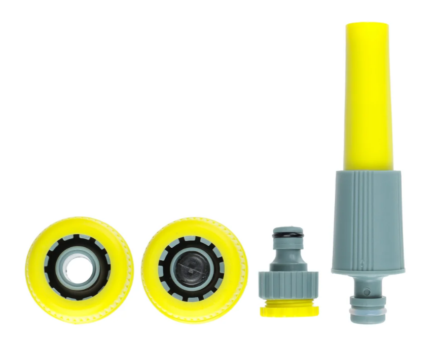 Набор стартовый для подключения шланга d1/2" (коннектор-2шт., штуцер-1шт, наконечник-1шт.)