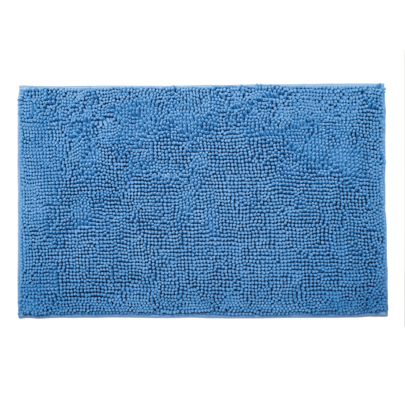 Коврик для унитаза МАКАРОНЫ синий 50*60