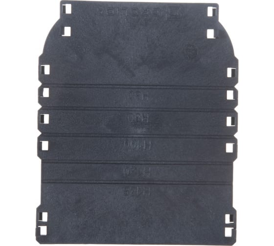 Торцевая заглушка универсальная для лотка водоотводного пластикового DN100 - пластиковая