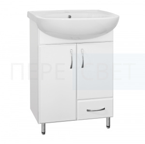 Уют Тумба 55 белый под умыв. Уют 55