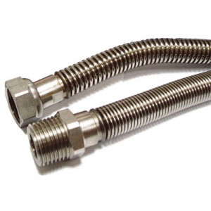 Подводка д/газа сильфон  1/2" х 0,5 г/ш