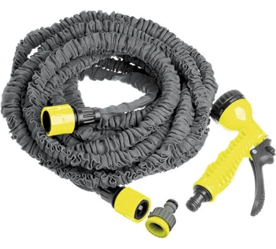 Шланг растягив.  1/2" 15 м."INBLOOM" с пистолетом и коннектором