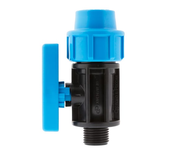 Кран шаровой 20х1/2" нар. ПЭ Джилекс