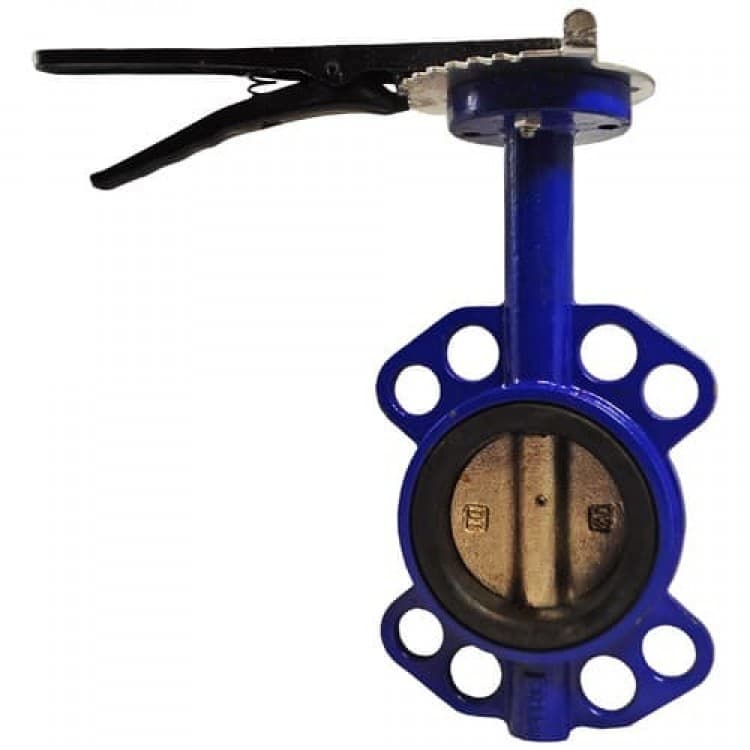 Затвор дисковый поворот Ду 40 Ру16 межфл. Китай