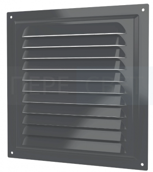 Решетка вентиляционная МЭ 200х200 окраш.сталь Gray ERA