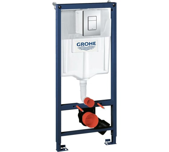 Инсталляция для подв унит 3 в 1 GROHE Rapid SL ХРОМ