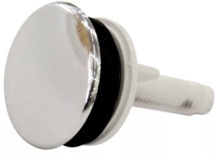 Заглушка для тюльпана хром (пластик)