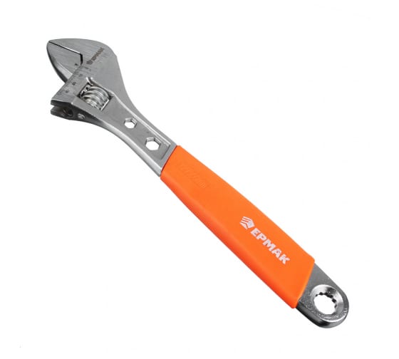 Ключ разводной   300 мм с обрезин ручкой  Ермак