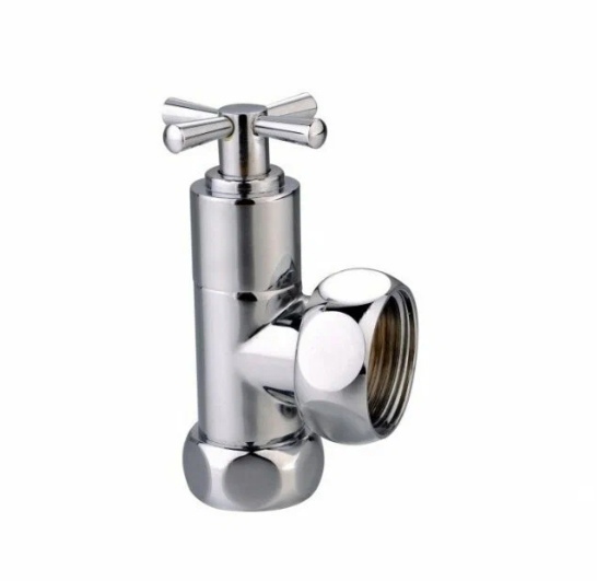 Вентиль угловой, ручка крест  1"х3/4" г/г для п/суш.