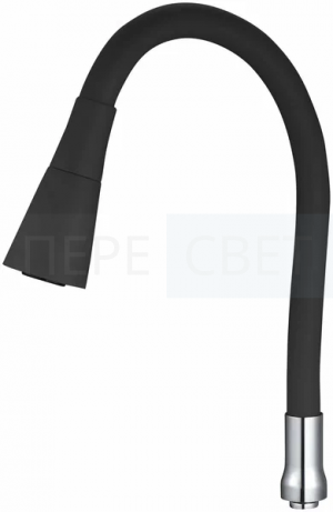 Излив для елки ДВУХ РЕЖ. ИМП.СИЛИКОН ЧЁРНЫЙ