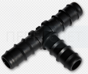 Тройник 1/2" пластик Елочка