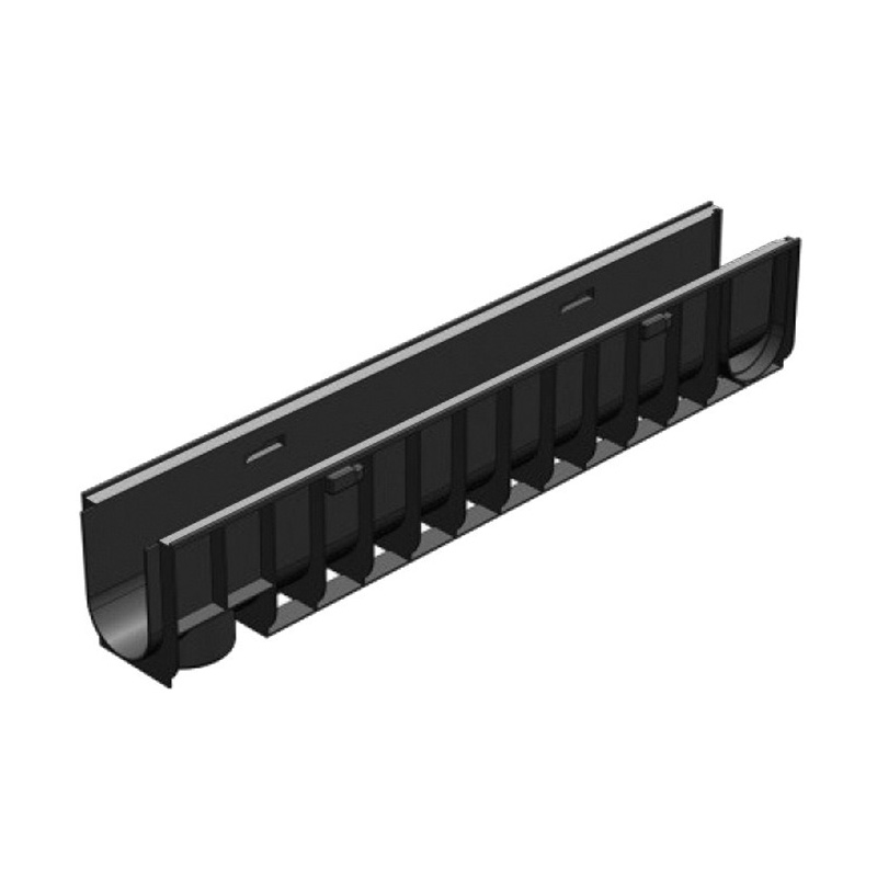 Лоток водоотводный ЛВ-10.14,5.18,5- пластиковый