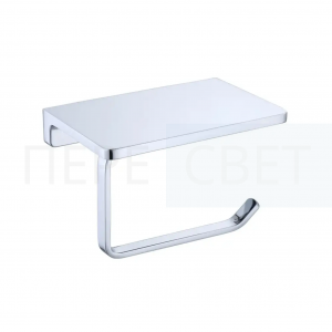 Держатель для туалетной бумаги с полкой ViEiR