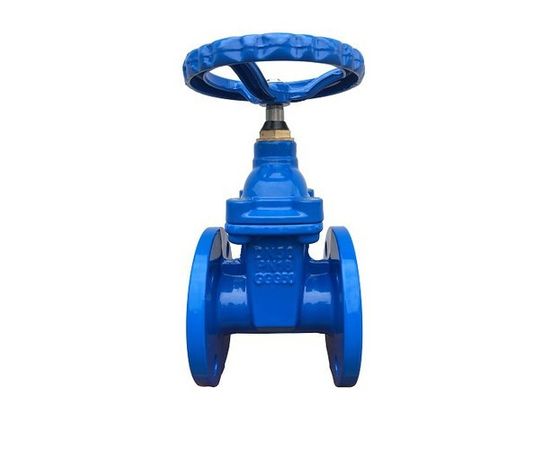 Задвижка чугун 30ч39р аналог МЗВ обрезиненный клин Ду 125 Ру16 Тмакс=120 oC фл Китай