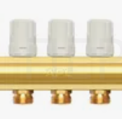 Гребенка с вентилями 1"х3/4х 3