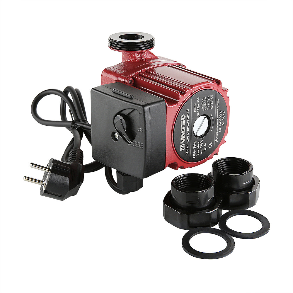 Насос VALTEC 25/40-130 с гайками  (220)  130 длина