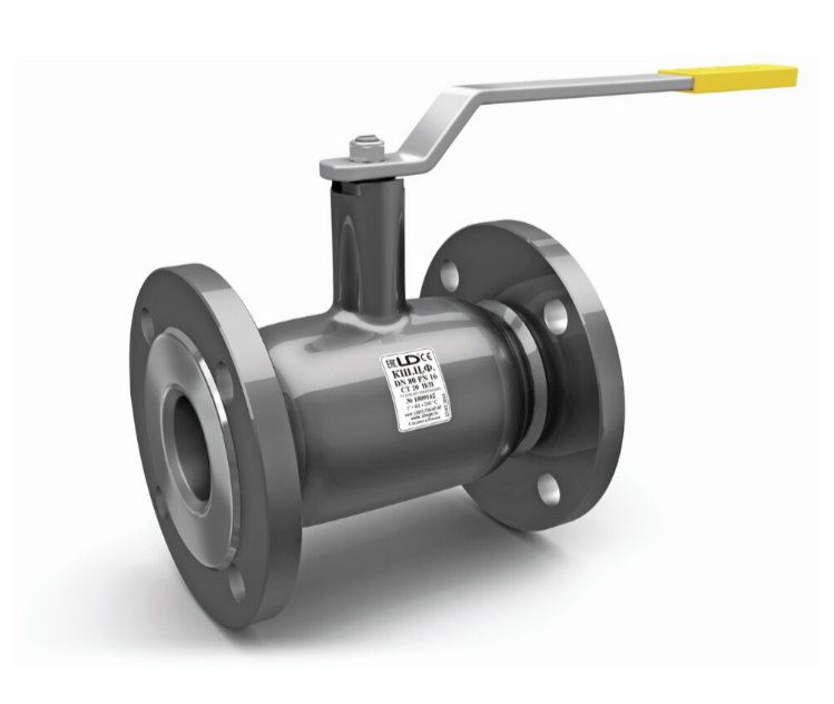 Кран шаровой стальной Фланцевый LD20 Ду100 Ру1,6МПа