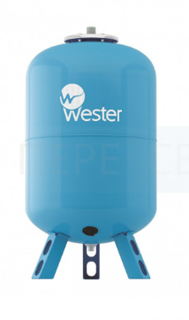 Мем. бак д/водоснабжения Wester вертикальный 500 (Синий) 11/4" (ВР)