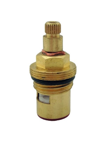 Кран-букса 1/2" керамика 24 шлица под крест удл.юб