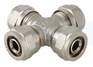 Крестовина 20х20х20х20 ник.