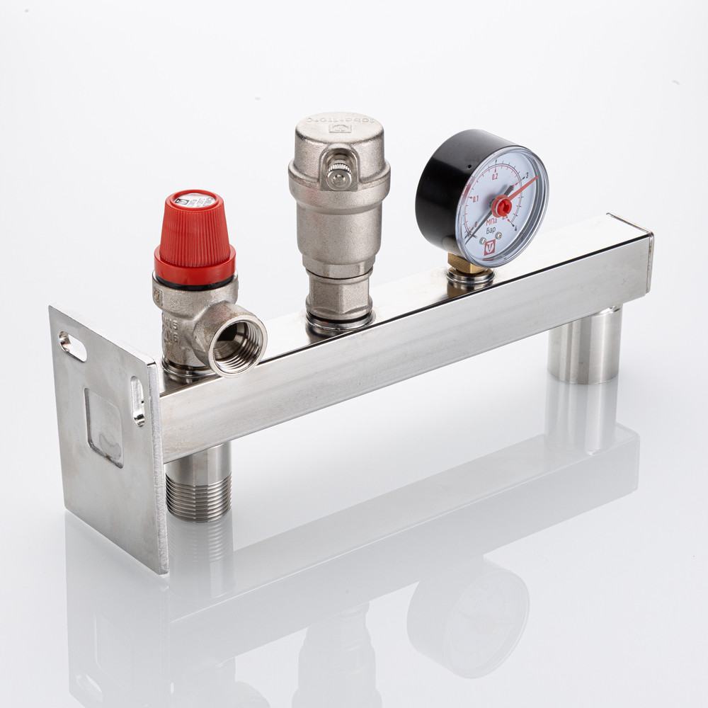 Группа безопасности Нержавейка котла 3/4" с подкл. мем/бака VALTEC