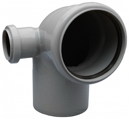 Колено с отводом 110х50 лев.