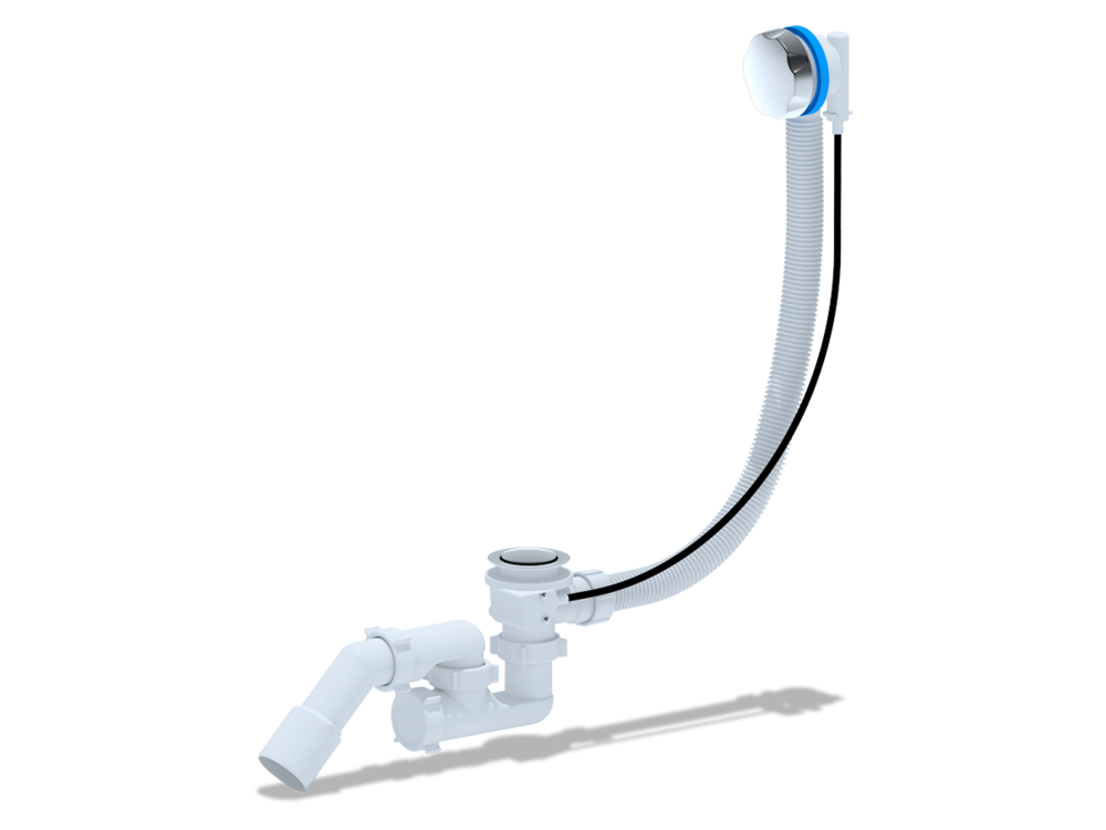 Сифон Ани для ванны рег.п/автомат 1 1/2" с пер.тр. 45 40/50