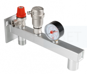 Группа безопасности котла 3/4" с подкл. мем/бака 0-4 bar  VALTEC