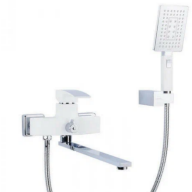 Смеситель для ванны G2207-7 белый/хром