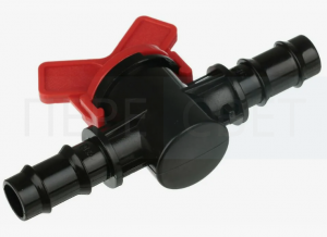 Кран проходный для шланга d25x25 прямой