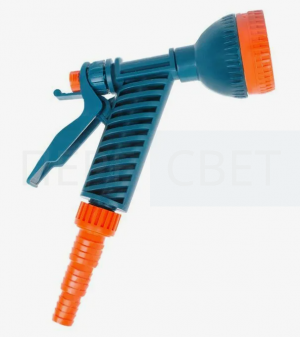Душ-пистолет поливочный, со штуцером под шланг