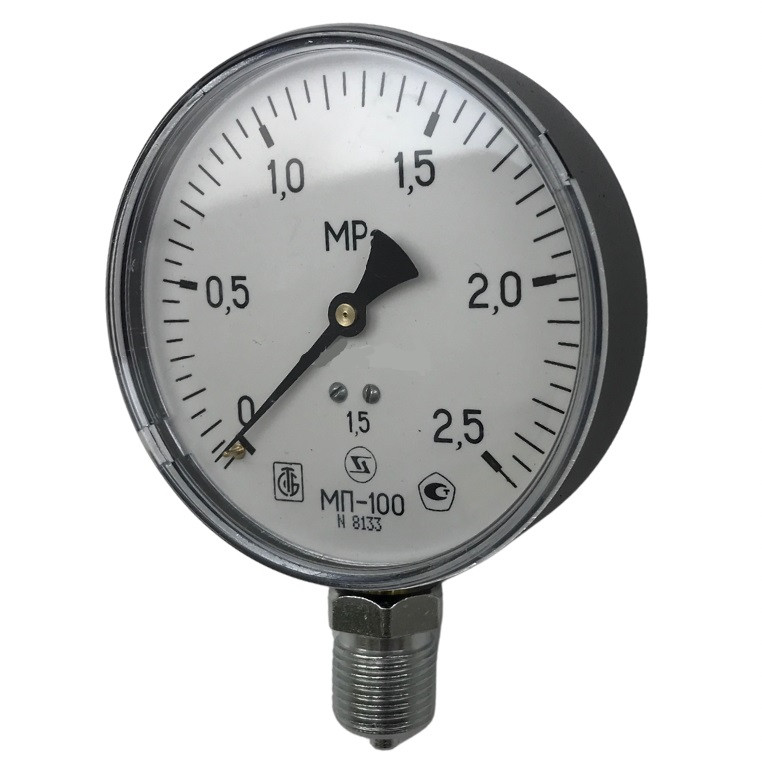Манометр Мп-100 2,5МПа Дк100 G1/2"