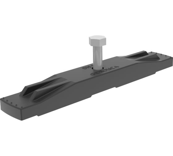 Крепеж к лотку водоотвод,пластик. DN150,с винтом