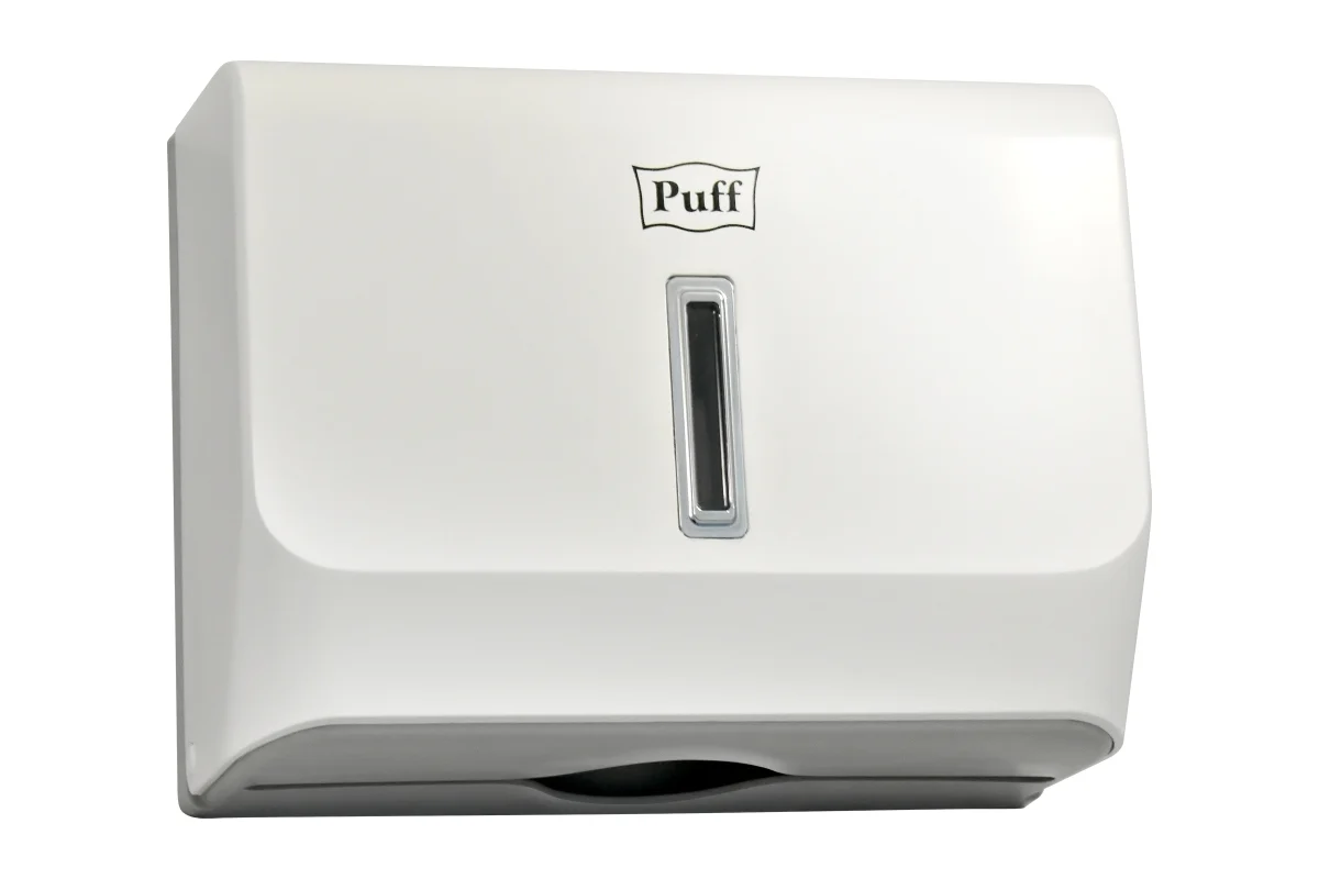 Диспенсер бум.полотенец Puff-5130 белый
