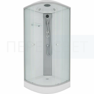 Душевая кабина NG-4301-14 90х90 низ/под. мат/стек