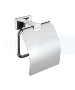 Держатель д/туалетной бумаги с крышкой, хром ViEiR
