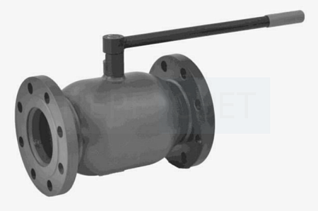 Кран шаровой стальной 11с67п Ду 80 Ру16 фл