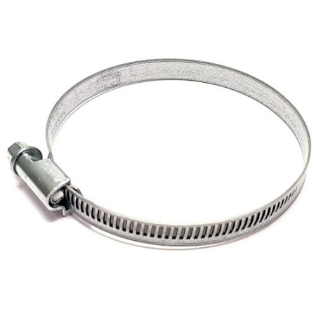 Хомут хромированый  80 мм - 100 мм