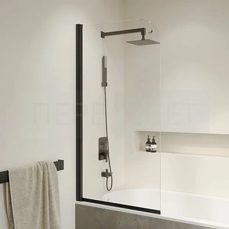 Штора RGW 70*150 чёрный , прозрач, 6мм
