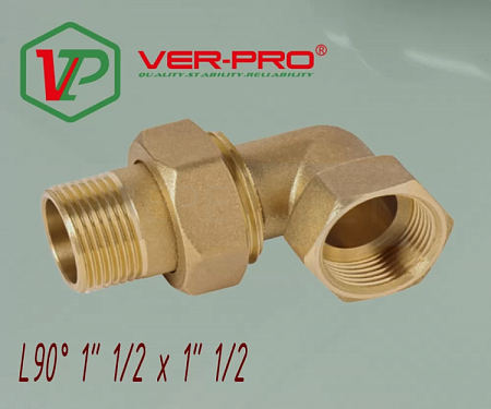 Американка угловая S1 1/2"Fx1 1/2"M Vieir