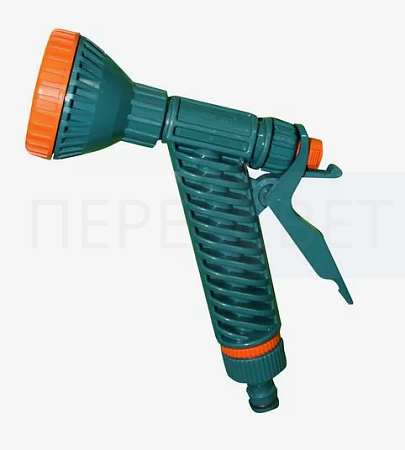 Душ-пистолет с фиксатором и адаптером под шланг