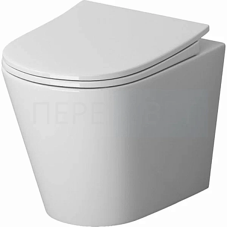 Унитаз Vista NG-9302 подвесной безободковый с тонкой крышкой